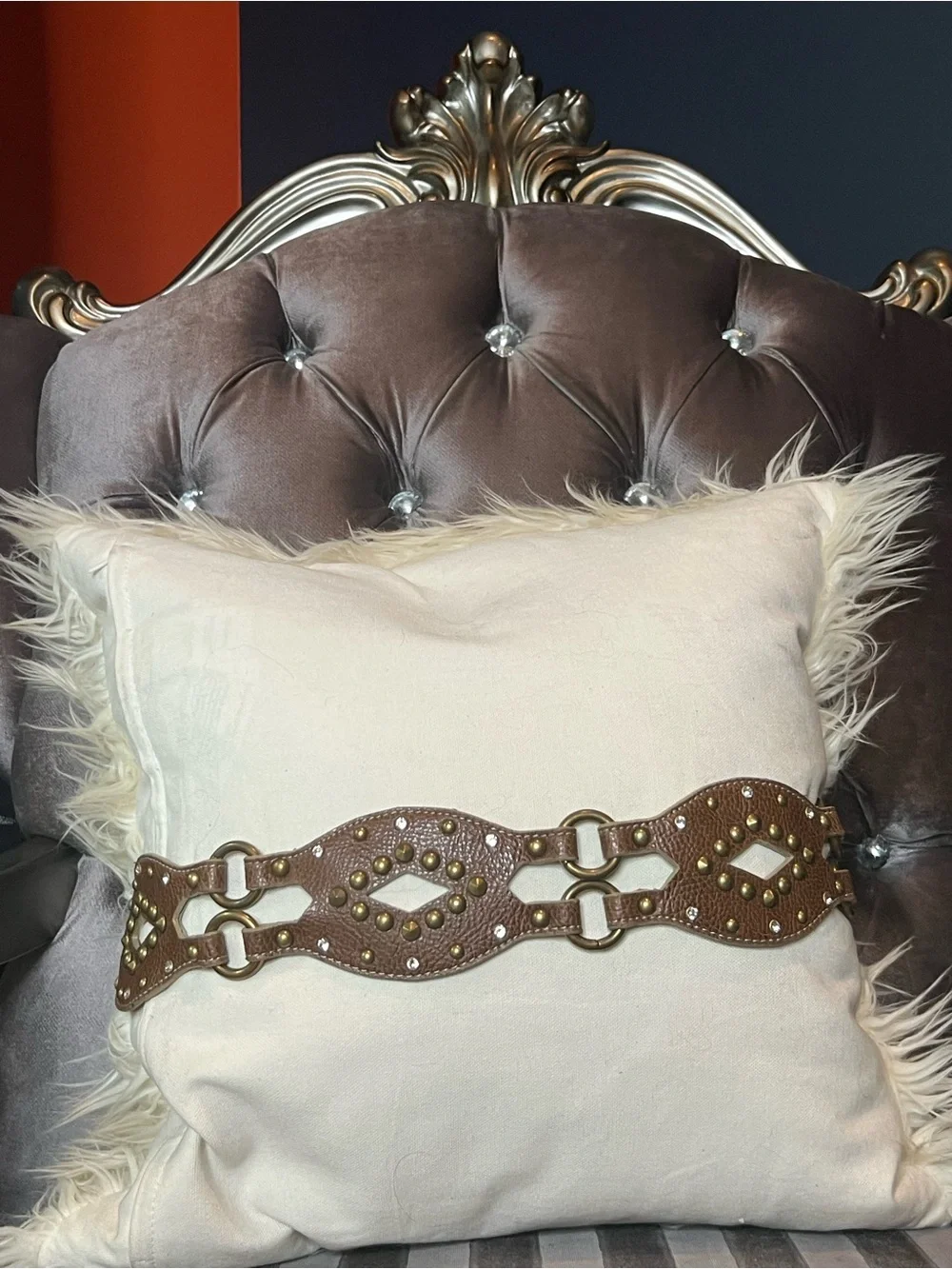 🤎🤠 Brown Western Studded & Rhinestone Statement Belt ✨🌵